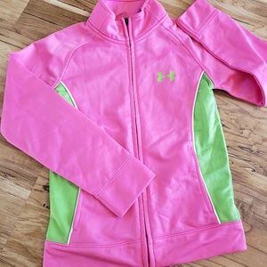 NWOT Under Armour girl sweater coat size 6